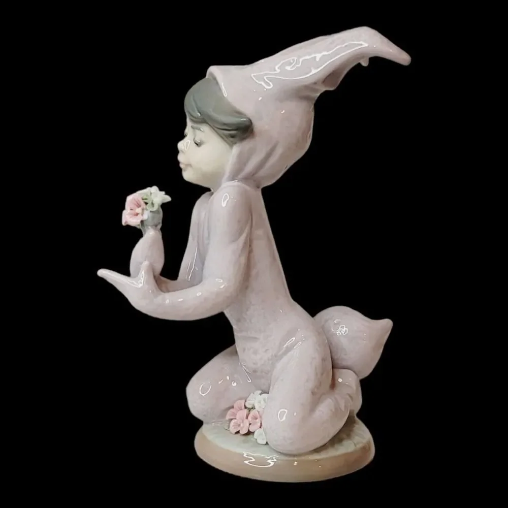 Vintage Lladro In‎ The Meadow Girl in Bunny Rabbit Costume RETIRED Easter READ